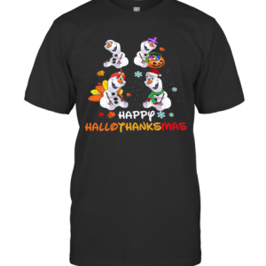Disney Olaf Happy Hallothanksmas T-Shirt Disney Olaf Happy Hallothanksmas T-Shirt