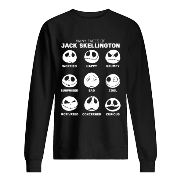 Disney The Nightmare Before Christmas Jack Pumpkin Faces shirt