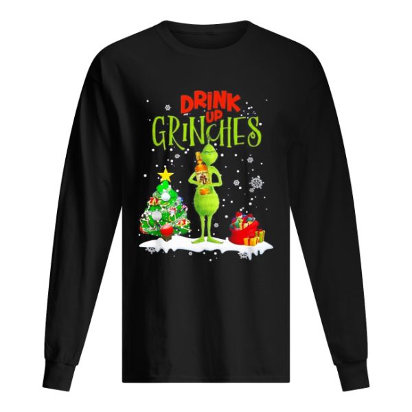 Drink up Grinches Christmas Captain Morgan shirt