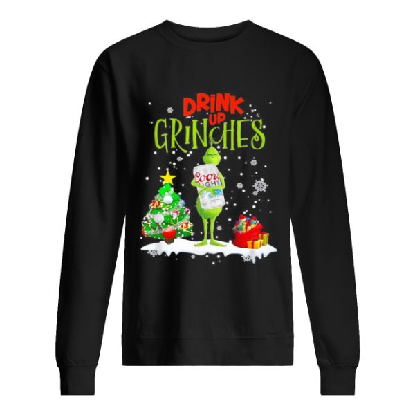 Drink up Grinches Christmas Coors Light shirt