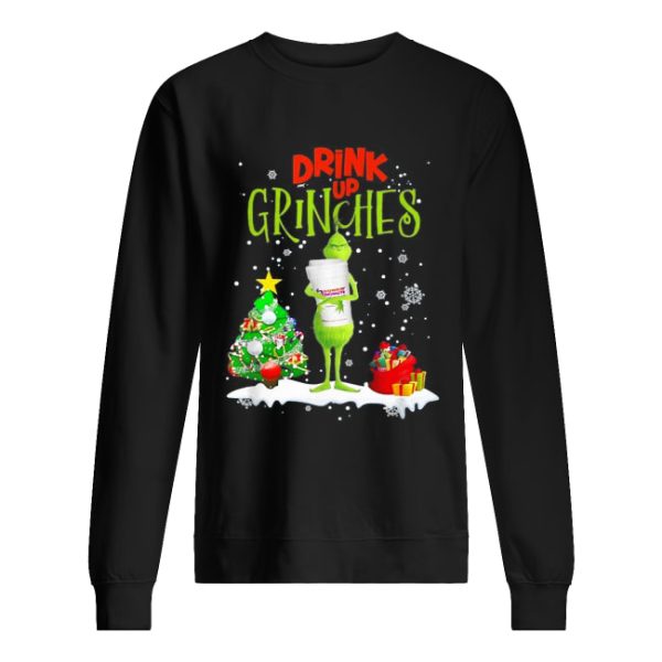 Drink up Grinches Christmas Dunkin’ Donuts shirt