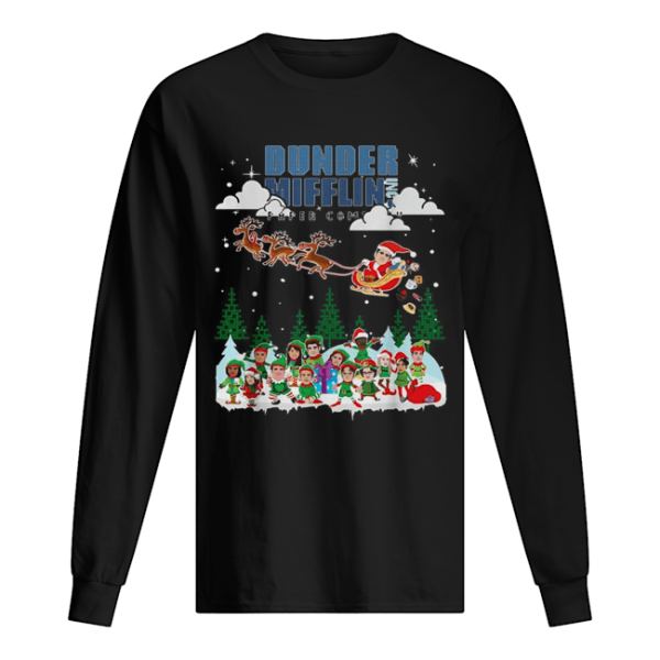 Dunder Mifflin Inc paper company Ugly Christmas shirt