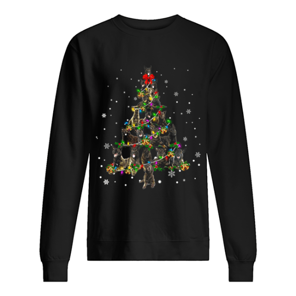 Dutch Shepherd Christmas Tree T-Shirt