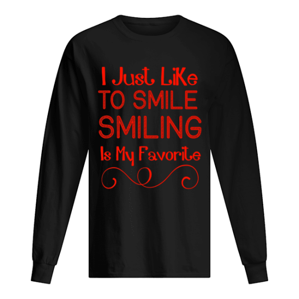 ELF I Lke To Smile Smiling Is My Favorite Christmas shirt