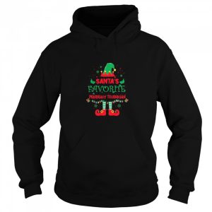 ELF Santa’s Favorite Pharmacy Technician Merry Christmas shirt 2 ELF Santa's Favorite Pharmacy Technician Merry Christmas shirt 3