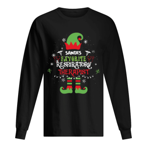 ELF Santa’s Favorite Respiratory therapist shirt ELF Santa’s Favorite Respiratory therapist shirt