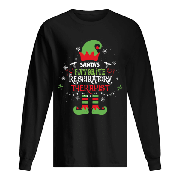 ELF Santa’s Favorite Respiratory therapist shirt