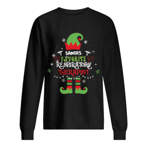ELF Santa’s Favorite Respiratory therapist shirt ELF Santa’s Favorite Respiratory therapist shirt