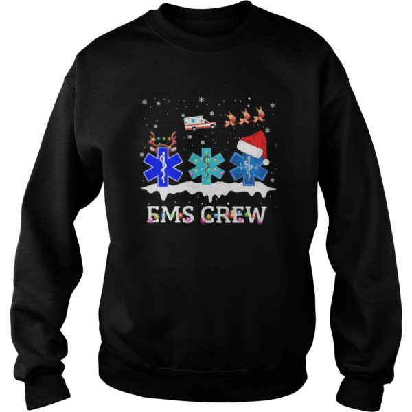 EMS Crew Ambulance Medical Merry Christmas shirt