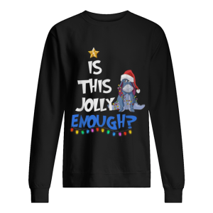 Eeyore Is this Jolly enough Christmas light shirt Eeyore Is this Jolly enough Christmas light shirt