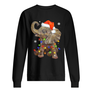 Elephant Santa Christmas Light shirt Elephant Santa Christmas Light shirt