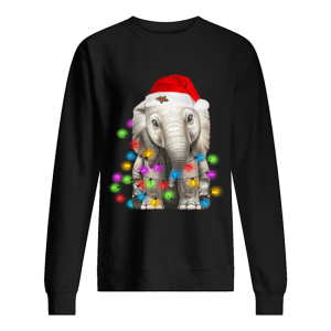Elephant Santa Light Christmas shirt Elephant Santa Light Christmas shirt