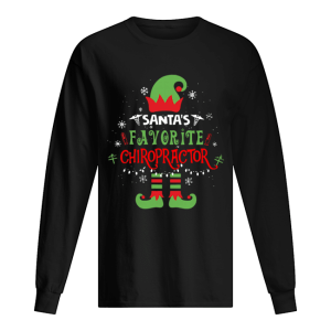 Elf Christmas Santa’s Favorite Chiropractor shirt Elf Christmas Santa’s Favorite Chiropractor shirt