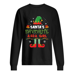 Elf Santa’s Favorite ASDA Girl shirt Elf Santa’s Favorite ASDA Girl shirt