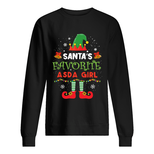 Elf Santa’s Favorite ASDA Girl shirt