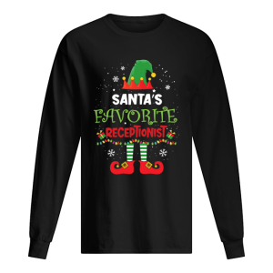 Elf Santa’s Favorite Receptionist shirt Elf Santa’s Favorite Receptionist shirt