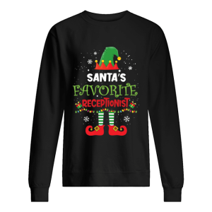 Elf Santa’s Favorite Receptionist shirt Elf Santa’s Favorite Receptionist shirt