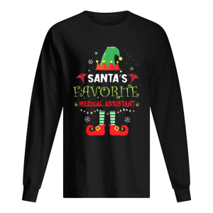 Elf Santa’s favorite medical assistant shirt Elf Santa’s favorite medical assistant shirt