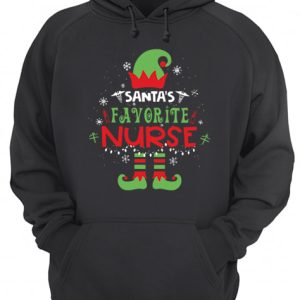 Elf Santa Favorite Nurse Christmas shirt 3