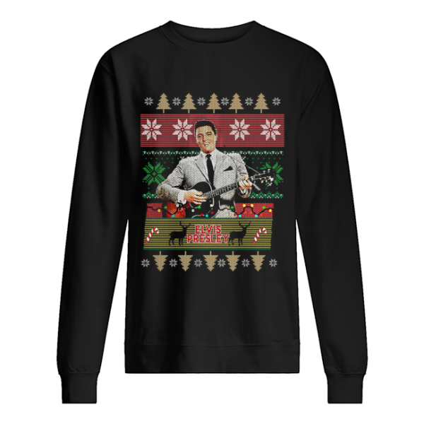 Elvis Presley Knitting Pattern Christmas shirt