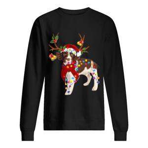 English Springer Spaniel Gorgeous Reindeer Crewneck shirt English Springer Spaniel Gorgeous Reindeer Crewneck shirt