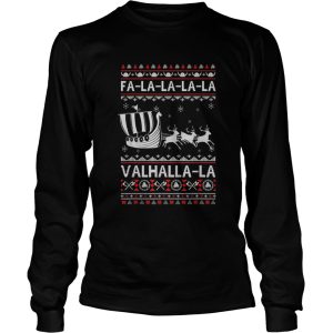 Fa La La Valhalla Viking Ship Ugly Christmas shirt Fa La La Valhalla Viking Ship Ugly Christmas shirt