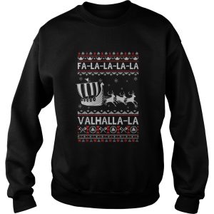 Fa La La Valhalla Viking Ship Ugly Christmas shirt 2 Fa La La Valhalla Viking Ship Ugly Christmas shirt 3