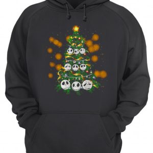 Face Jack Skellington Christmas tree shirt 2 Face Jack Skellington Christmas tree shirt 3