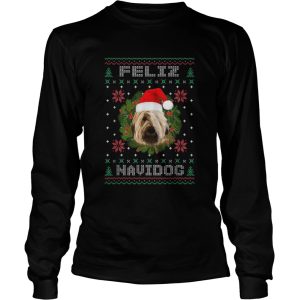 Feliz Navidog Briard Dog Santa Hat Ugly Christmas shirt Feliz Navidog Briard Dog Santa Hat Ugly Christmas shirt
