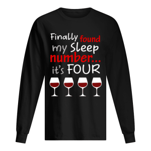Finally found my sleep number it’s four christmas shirt Finally found my sleep number it’s four christmas shirt