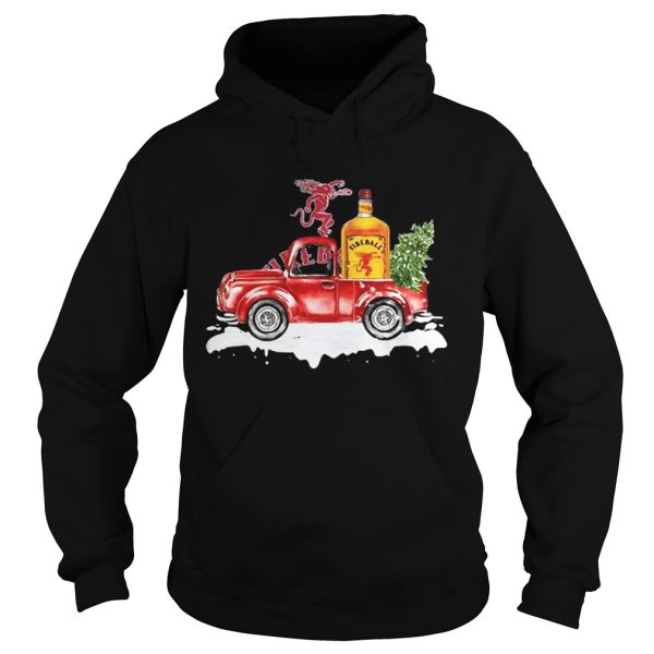 Fireball Cinnamon Whisky christmas truck shirt