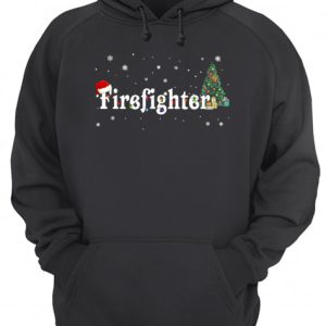 Firefighter Christmas Santa Hat Holiday T-Shirt 2 Firefighter Christmas Santa Hat Holiday T Shirt 3