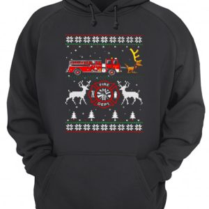 Firefighter fire dept Ugly Christmas shirt 2 Firefighter fire dept Ugly Christmas shirt 3