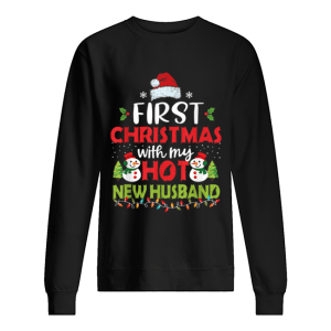 First Christmas With My Hot New Husband shirt First Christmas With My Hot New Husband shirt