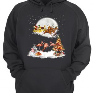 Flamingo Christmas Santa Riding Reindeer shirt 2 Flamingo Christmas Santa Riding Reindeer shirt 3