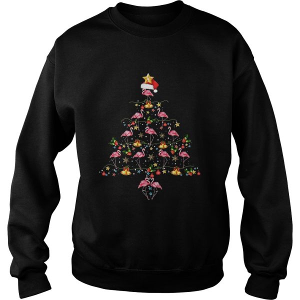 Flamingo Christmas Tree Shirt