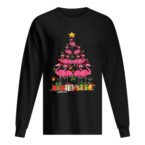 Flamingo Tree Ugly Christmas Funny T-Shirt Flamingo Tree Ugly Christmas Funny T-Shirt