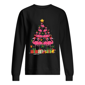 Flamingo Tree Ugly Christmas Funny T-Shirt Flamingo Tree Ugly Christmas Funny T-Shirt