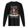 Floss Like A Boss Santa Floss Funny Christmas T Shirt