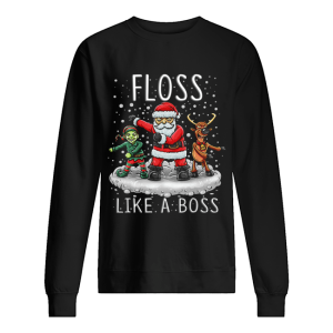 Floss Like A Boss Santa Floss Funny Christmas T Shirt Floss Like A Boss Santa Floss Funny Christmas T Shirt
