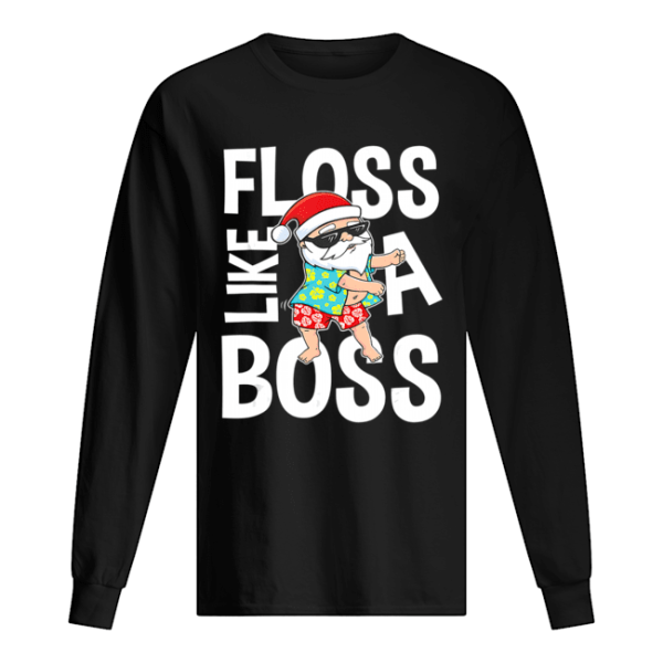 Floss Like A Boss Santa Flossing Summer T-Shirt