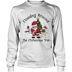 Flossing Around The Christmas Tree shirt 2