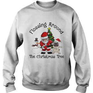 Flossing Around The Christmas Tree shirt 3