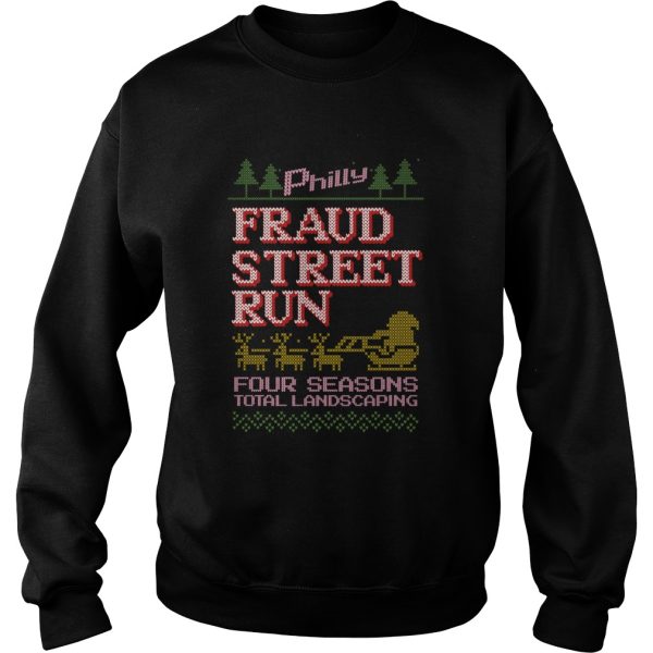 Fraud Street Run Ugly Christmas Sweater Fraud Street Run shirt