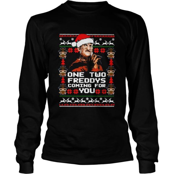 Freddy Krueger Christmas One Two Freddys Coming For You shirt