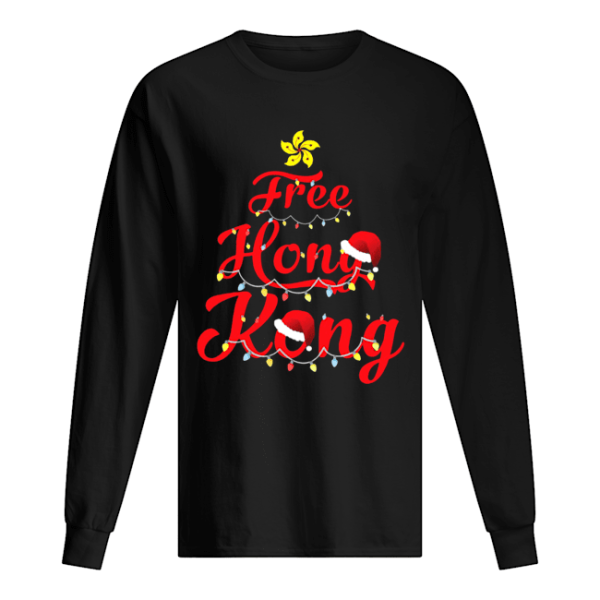 Free Hong Kong Christmas Tree shirt