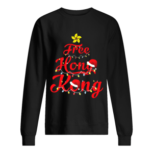 Free Hong Kong Christmas Tree shirt Free Hong Kong Christmas Tree shirt