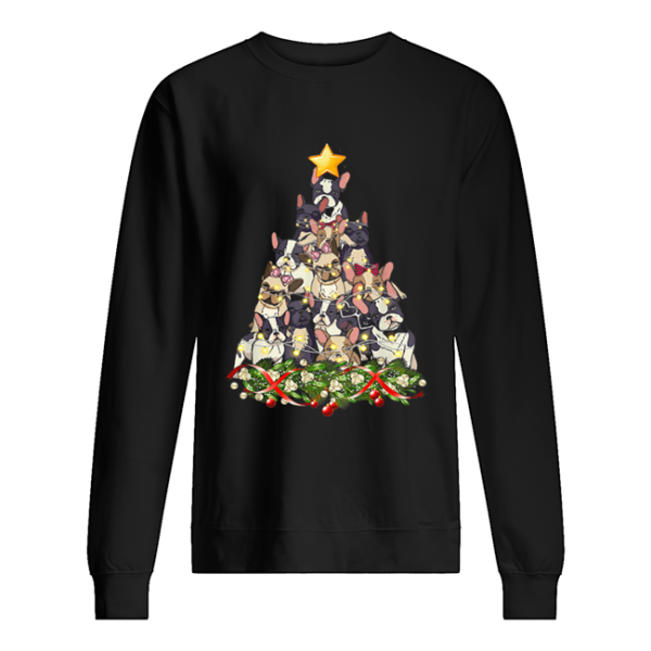 French Bulldog Dog Christmas Light Decor Christmas Tree shirt