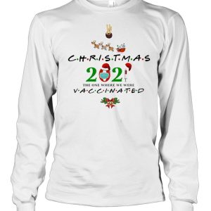 Friends 2021 Christmas Ornaments The One Where We Were Vaccinated Ornament shirt