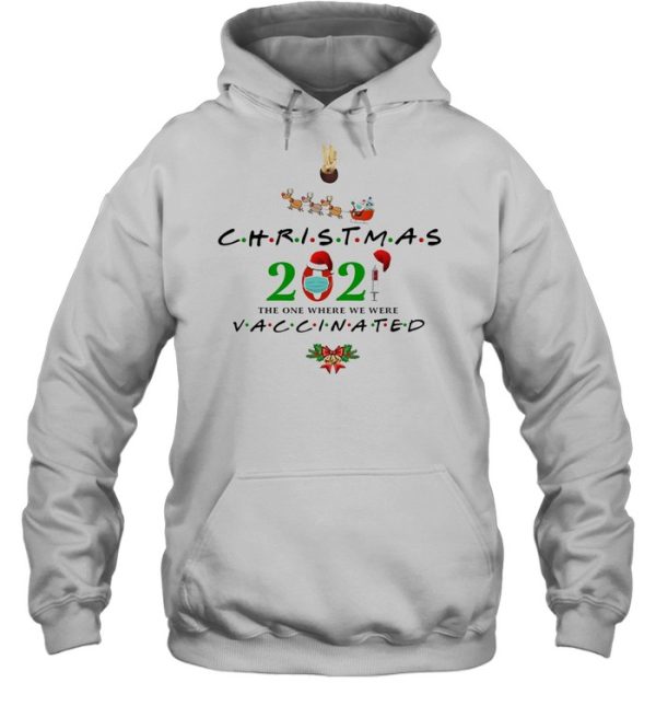 Friends 2021 Christmas Ornaments The One Where We Were Vaccinated Ornament shirt